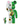 BE@RBRICK Maneki Neko White x Green & Black x Yellow Set 400% + 100%