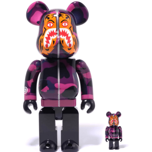 BE@RBRICK BAPE(R) CAMO TIGER 100％ & 400％ – drunkenbears