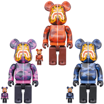 BE@RBRICK BAPE(R) CAMO TIGER 100％ & 400％ – drunkenbears