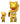 NY@BRICK Maneki Neko Peko-chan Gold plated 100% & 400%