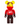 BE@RBRICK Project 1/6 Full Set – Volcano Red 400%