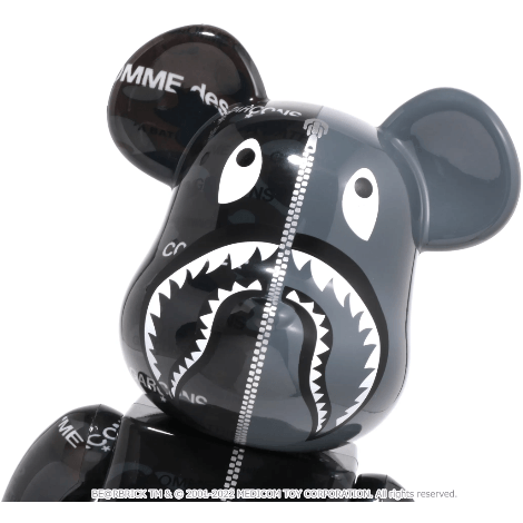 BE@RBRICK BAPE®︎ CDG CAMO SHARK 100% & 400% – drunkenbears