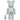 BE@RBRICK MCM WHITE CHROME Ver. 100％ & 400％ drunkenbears